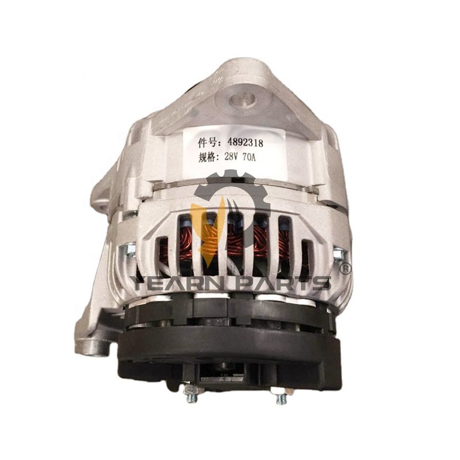 Alternator 4892318 for New Holland Excavator E175B E215B Iveco Engine F4GE9484D