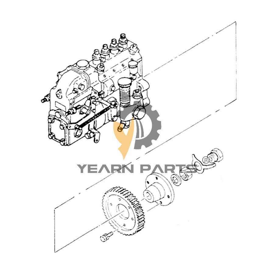 Fuel Injection Pump VI8970208820 for Kobelco Excavator SK120-3 SK120LC-3