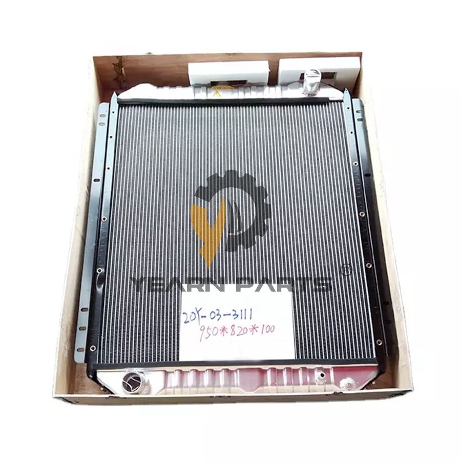 Water Tank Radiator Core 20Y-03-31111 20Y0331111 for Komatsu Excavator PC200-7 PC200LC-7 PC210-7K PC230NHD-7K Engine 6D102
