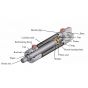 Arm Blade Bucket Cylinder Seal Kit 4323883 for Hitachi EX5 EX5-2 Excavator