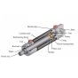 Boom Cylinder Seal Kit 31Y1-01820 for Hyundai R55W-3 Excavator