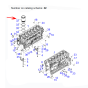 Engine Cylinder Liner Kit 6240-21-2220 6240212220 for Komatsu D375A-6 D375A-8 D375AI-8 EGS1000-7 EGS1050-7 HD465-8 HD605-8 WA600-6 WA600-8 WD600-6 Engine 6D170