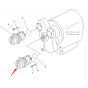 Double Hydraulic Pump 705-52-30360 705-14-33540 for Komatsu Wheel Loader WA400-3A WA420-3