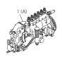 Pompa di iniezione del carburante 1156020443 per escavatore Hitachi EX200 MA125-2 RX2000 con motore Isuzu 6BD1