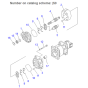 Hydraulic Pump 705-55-33080 7055533080 for Komatsu Wheel Loader WA400-5 WA400-5L WA380-5 WA380-5L