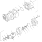 Hydraulic Mian Pump 705-13-23530 for Komatsu Wheel Loader WA150-1 WA150-3 WA180-3