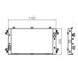 Hydraulic Oil Cooler VOE14514357 for Volvo Excavator EC240B EC290B