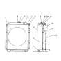 Hydraulic Oil Cooler YN05P00007S002 for Kobelco Excavator SK200-5 SK200LC-5