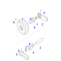 Buy Idler 270-00038 270-00038A for Doosan Daewoo Excavator SOLAR 75-V from www.soonparts.online store