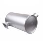 Muffler Silencer with Side Exhaust Type 6731115530 6731-11-5530  for Komatsu Excavator PC75UU-3 PC75US-3 PC75UD-3 Engine 4D102E