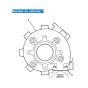 Oil-Cooling Turbocharger 7C-6703 0R-5953 Turbo 4MFW-731 for Caterpillar CAT Engine 3412 3412B 3412C 3412E