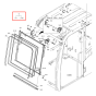 Side Door Assy K1026161B K1026161C 220205-00023 for Doosan Daewoo Excavator DX53W DX55 DX55W DX55W E55W