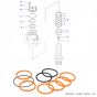 Swivel Joint 07128-11000 07128-01000 155-61-11903 for Komatsu Excavator D150A-1 D155A-1 D355A-3 D95S-1
