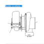 Water-Cooling Turbocharger 9N-2703 0R-5370 Turbo TV8112 for Caterpillar CAT 824C 825C 826C 992C 980C Engine 3406