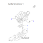 Turbocharger 6271-81-8100 Turbo TD04L for Komatsu Bulldozer D31EX-22 D31PX-22 D37EX-22 D37PX-22 Engine 4D95