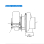 Water-Cooling Turbocharger 7C-9894 Turbo TL7501 for Caterpillar CAT 245B 621E 621F 623E 627F 627E Engine 3406B