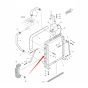 Water Tank Radiator 202-00015B 13D61000 for Doosan Daewoo Excavator SOLAR 55W-V