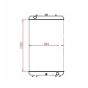 Water Tank Radiator 263H2-12502 for Hitachi Loader ZW250 ZW250-HCMF