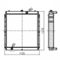 Water Tank Radiator ASS'Y 13F91000 13F-91000 for Doosan Excavator SOLAR 340LC-V