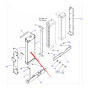 Water Tank Radiator ASS'Y 206-03-22411 for Komatsu Excavator PC270-8 PC290-8K