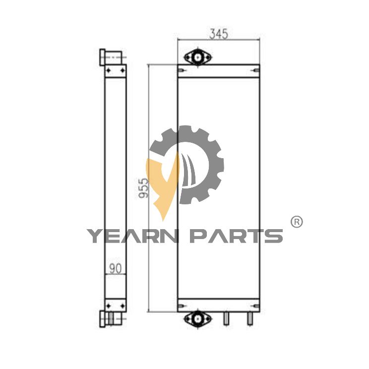 Hydraulic Oil Cooler 21K-03-72130 21K-03-72140 21K-03-72150 for Komatsu Excavator PC160LC-7E0 PC160LC-8 PC180LC-7-E0 PC190LC-8