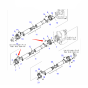 16 PCS Bolts 01050-61260 0105061260 for Komatsu Wheel Loader WA380-7 WA430-6 WA470-6 WA470-7 WA480-6 WA500-6 WA500-7 WA600-6 WD600-6