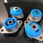 4 PCS Engine Mounting Rubber Cushion 161-00540 16100540 for Doosan Daewoo Excavator SOLAR 75-V