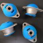4 PCS Engine Mounting Rubber Cushion 161-00540 16100540 for Doosan Daewoo Excavator SOLAR 75-V