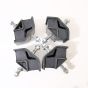 4 PCS Engine Mounting Rubber Cushion 20R-01-29111 20T-01-35162 for Komatsu Excavator PC40-5 PC40-6 PC50UU-1