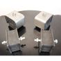 4 PCS Engine Mounting Rubber Cushion 2161-1014 2161-1025 for Doosan Daewoo Excavator DD80 SOLAR 130-2 SOLAR 130-III SOLAR 130W-III SOLAR 170-III SOLAR 70-III