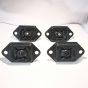 4 PCS Engine Mounting Rubber Cushion RB411-42164 RB41142164 for Excavator U25-3S U25S(CA) U27-4 U27-4CA Engine D1105-E3