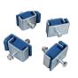 4 PCS Front Engine Mounting Rubber Cushion RC417-42990 for Kubota Excavator KX91-3 KX91-3S U30 U35 U35S RX303