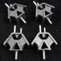 4 pcs Engine Rubber Mounting 4340327 for Hitachi EX22-2 EX25-2 EX30-2 EX35-2 Excavator