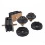 6 PCS Engine Mounting Rubber Cushion Isolator 4334526 4426636 4426637 for Hitachi Excavator ZX110 ZX120 ZX125US ZX130H ZX135UR ZX135US ZX160 ZX160W ZX185USR