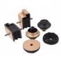 6 PCS Engine Mounting Rubber Cushion Isolator 4334526 4426636 4426637 for Hitachi Excavator ZX110 ZX120 ZX125US ZX130H ZX135UR ZX135US ZX160 ZX160W ZX185USR