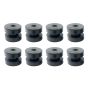 8 PCS Rear Engine Mounting Rubber Cushion VOE14526155 14526155 for Volvo Excavator EC160C EC180C EC200B EC210B EC220E Engine D6D