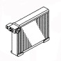 A/C Evaporator 4658937 4719198 for John Deere Excavator 120D 130G 160DLC 160GLC 180GLC 190DW 190GW 200DLC 230GW 240DLC 270DLC 350DLC