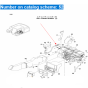 Air Conditioning Wiring Harness 4452187 for Hitachi Excavator ZX110 ZX120 ZX130H ZX160 ZX160W ZX180W