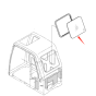 Backlight Glass 2903-1213 for Doosan Daewoo Excavator S180W-V S200W-V S210W-V S220LC-V S220LL S220N-V S225LC-V S225NLC-V S250LC-V S255LC-V