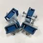 4 PCS Front Engine Mounting Rubber Cushion RC417-42990 for Kubota Excavator KX91-3 KX91-3S U30 U35 U35S RX303