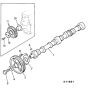 Camshaft 02800037 for JCB Excavator JS180 JZ140 JS130 JS110 JS130LC JS150LC