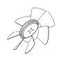 Cooling Fan 11FG-30130 for Hyundai HDF202530-5
