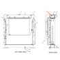 Core AS-Radiator 148-9107 1489107 For Caterpillar Excavators 345B 345BL Engine 3176 3176C