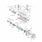 Crankshaft 289642A1 for Case Excavator CX135SR