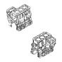 Cylinder Block 199-2127 1992127 for Caterpillar CAT Excavator 303 CR 302.5C