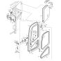 Door ASSY K1033220C K1029374E for Doosan DX60R DX80R
