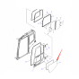 Door Lower Glass 20Y-54-51451 for Komatsu Excavator PC1250-7 PC130-7 PC200-7 PC220-7 PC270-7 PC300-7 PC360-7 PC400-7 PC450-7 PC600-7 PC600-8