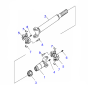 Drive Shaft Spider ASSY 419-20-12621 419-20-12620 419-20-14640 for Komatsu Wheel Loader 532 WA200-1 WA250-1 WA300-1 WA320 WA320-1 WA320-3