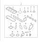Engine Gasket Kit K9006178 for Doosan Daewoo Excavator B55W-2 DX55 DX55W DX60R DX80R E55W E60 E80 SOLAR 75-V