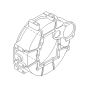 Flywheel Housing XJAU-00679 for Hyundai Excavator R25Z-7 R27Z-7A R35Z-9A